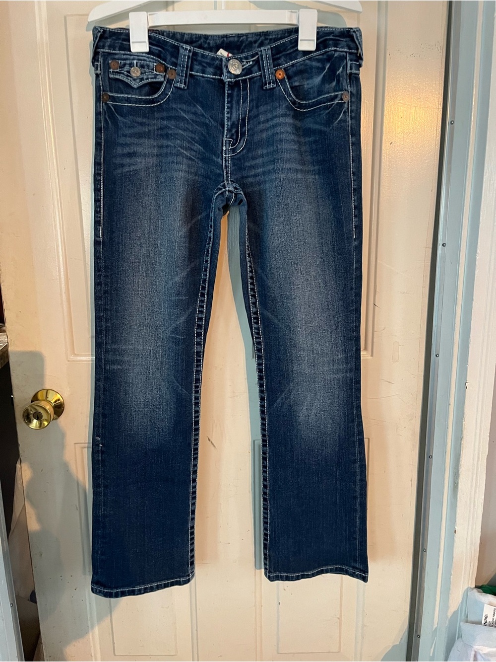 True Religion Women's Dark Blue Boot Cut Jeans